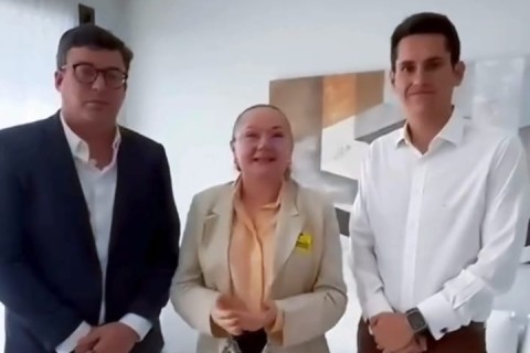 Prefeita Ivoneth Braga e ex-prefeito Matheus Gois se reúnem com deputado Domingos Neto em busca de novos investimentos para Pedra Branca