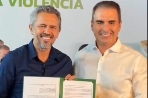 Prefeito Ricardo Silveira participa de solenidade do 1º Conselho Estratégico de Prevenção à Violência